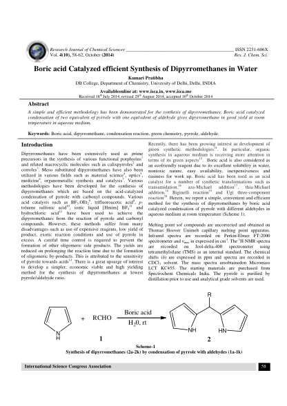 260289687-boric-acid-catalyzed-efficient-synthesis-of-dipyrromethanes-bb-isca