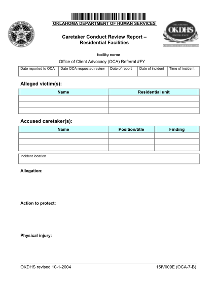 260388532-15iv009e-this-is-a-review-or-report-of-caretaker-conduct-in-residential-facilities-okdhs