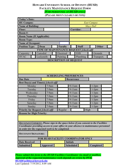 26045098-fillable-howard-university-maintenance-request-form