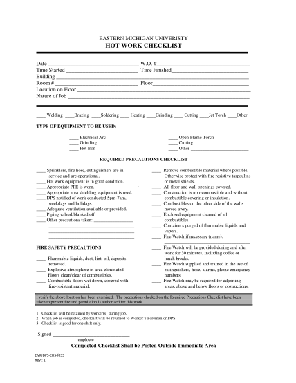 260595153-hot-work-checklist-eastern-michigan-university-emich
