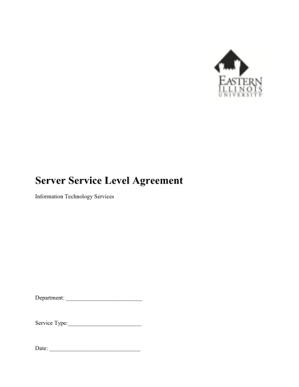 260635854-server-service-level-agreement-eastern-illinois-university-eiu