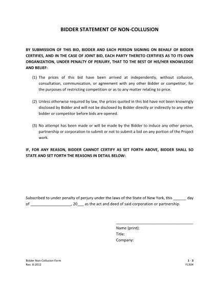 88 Non Collusion Affidavit Hud Form Page 3 Free To Edit Download And Print Cocodoc 4406