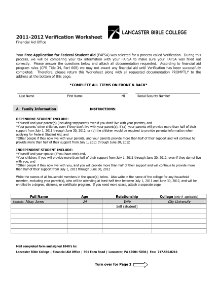 260700485-2011-2012-verification-worksheet-lancaster-bible-college