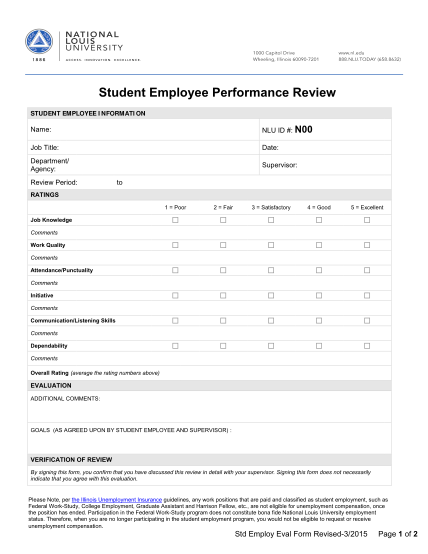 260707635-student-employee-performance-review-student-employee-information-name-nlu-id-n00-job-title-date-department-agency-supervisor-review-period-to-ratings-1-poor-2-fair-3-satisfactory-4-good-5-excellent-job-knowledge-comments-work-nl