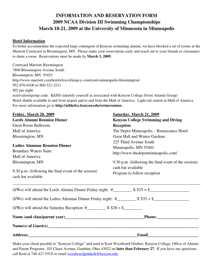 26079641-information-and-reservation-form-2009-kenyon-college-documents-kenyon