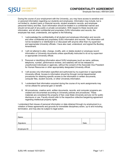 260806292-employmee-confidentiality-agreement-sjsu