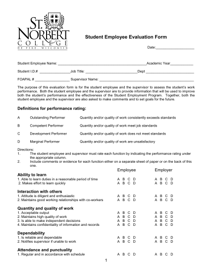 260823519-student-employee-evaluation-form-st-norbert-college-snc