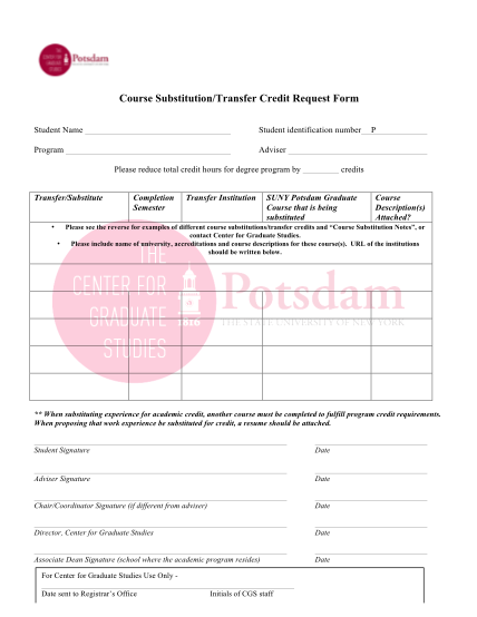 260887042-course-substitutiontransfer-credit-request-form-potsdam-potsdam