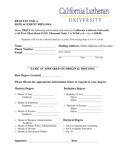 261007697-form-replacement-diploma-formdocx-callutheran
