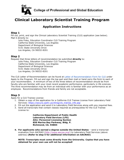 261014334-fill-out-print-and-sign-the-clinical-laboratory-scientist-training-cls-application-see-below-calstatela