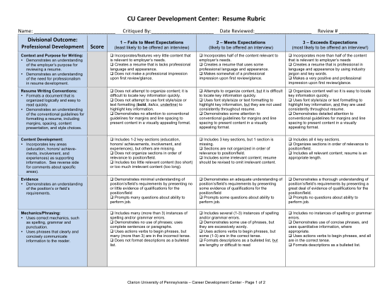 261057214-resume-rubric-v6-landscape-clarion-university-of-clarion