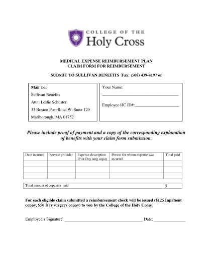 261078823-medical-expense-reimbursement-plan-claim-form-for-holycross
