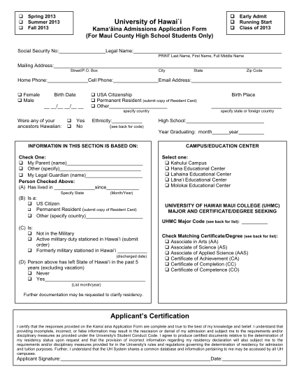 26108602-fillable-leeward-community-college-kamaaina-application-form-maui-hawaii