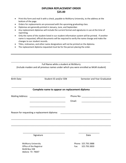 261134063-diploma-replacement-order-form-mcmurry-university-mcm