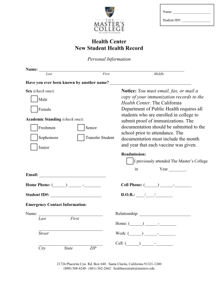 261147977-new-student-health-record-masters