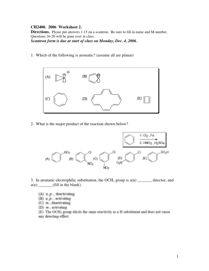 26125472-1-ch2400-2006-worksheet-2-scantron-form-is-due-at-chemistry-chemistry-mtu