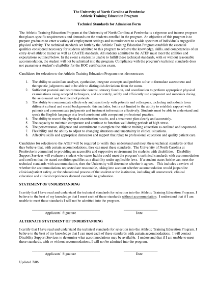 261348977-technical-standards-for-admission-university-of-north-uncp