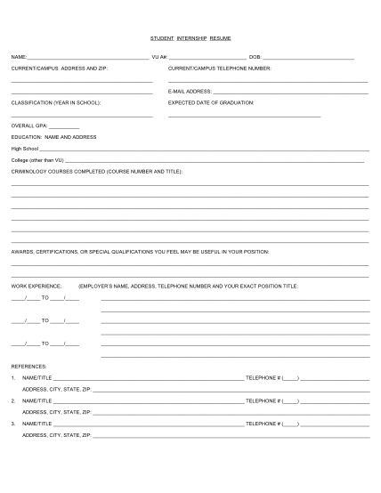 261360652-student-internship-resume-classification-year-in-school-vinu