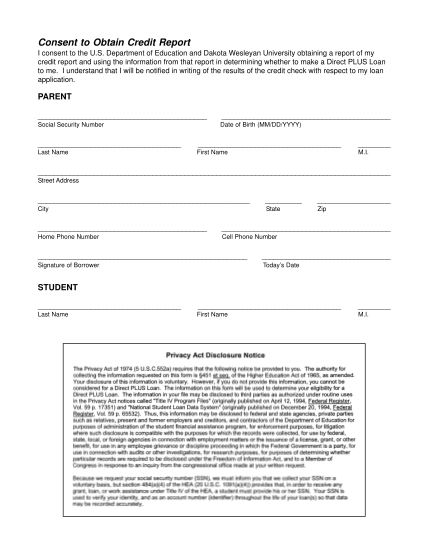 261492610-consent-to-obtain-credit-report-dakota-wesleyan-university-dwu