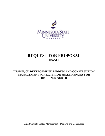 26157702-request-for-proposal-66510-design-cd-development-bidding-and-construction-management-for-exterior-shell-repairs-for-highland-north-department-of-facilities-management-planning-and-construction-minnesota-state-university-mankato-mnsu
