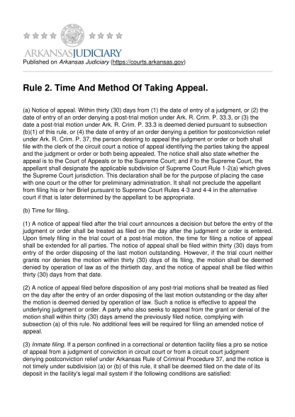 262239254-rule-2-time-and-method-of-taking-appeal-courts-arkansas