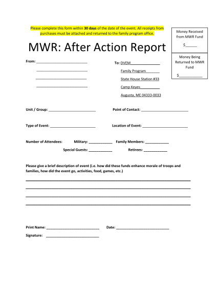 22 What Is An After Action Report Free To Edit Download Print 
