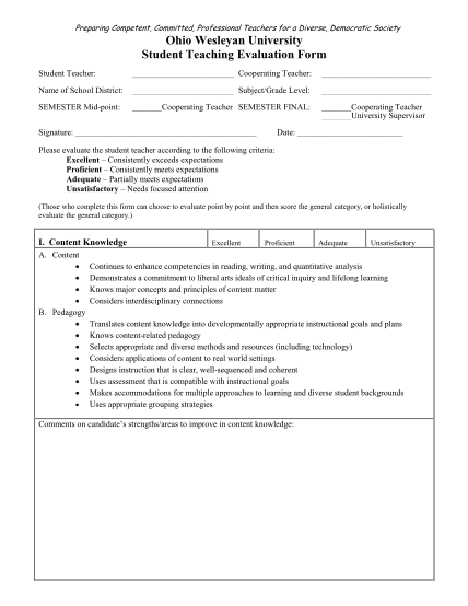 26260345-owu-student-teaching-evaluation-form-ohio-wesleyan-university