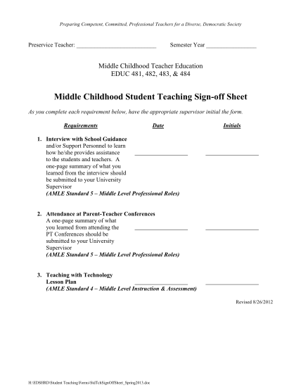 26262587-middle-childhood-student-teaching-sign-off-sheet
