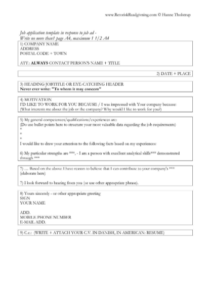 43 letter of application format page 3 - Free to Edit, Download & Print