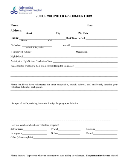 263125432-junior-volunteer-application-form-keepingyouwellcom
