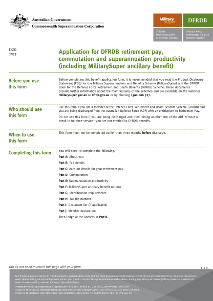 263940227-d20-application-for-dfrdb-retirement-pay-commutation-and-dfrdb-gov