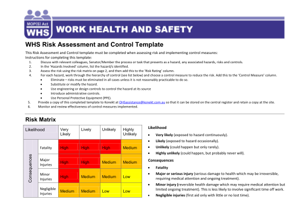 95 Risk Assessment Calculator Excel Page 7 Free To Edit Download