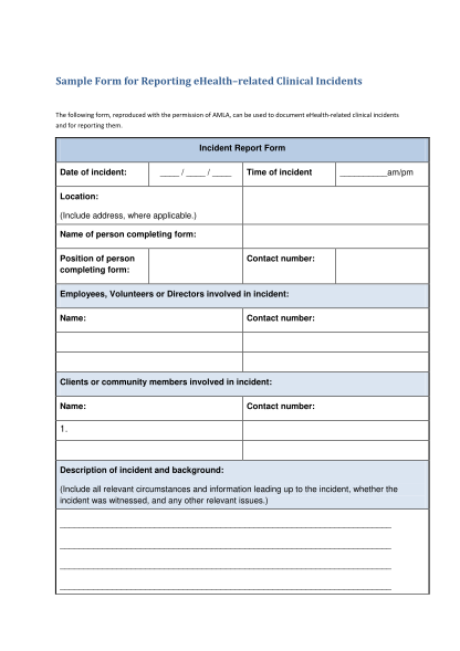 263977740-sample-form-for-reporting-ehealth-related-clinical-incidents-nehta-gov