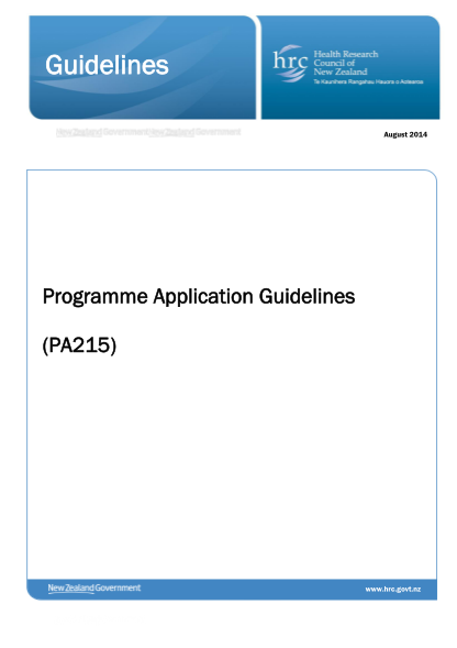 263994447-guidelines-august-2013-august-2014-programme-application-guidelines-pa215-www-hrc-govt