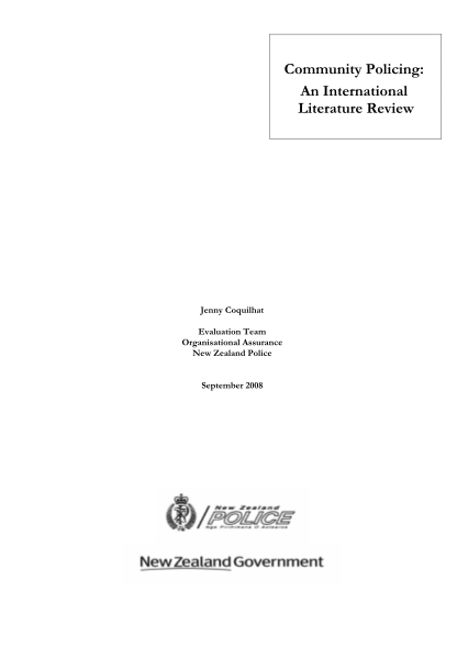 264027415-community-policing-literature-review