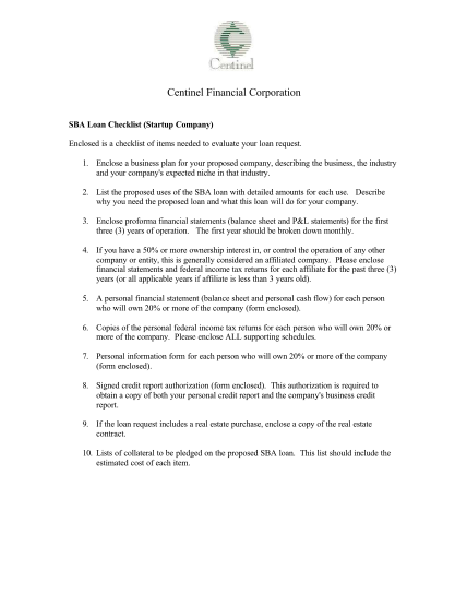 264198966-sba-loan-checklist-startup-business-centinel