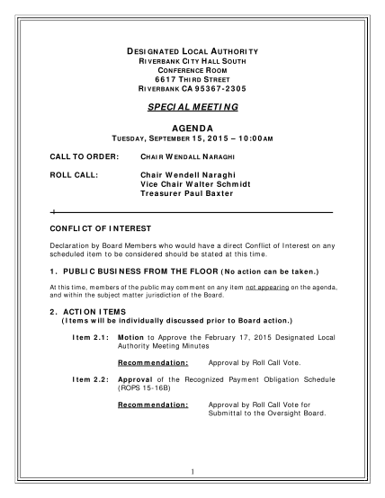 264370700-special-meeting-designated-local-authority-agenda-templatedocx-riverbank