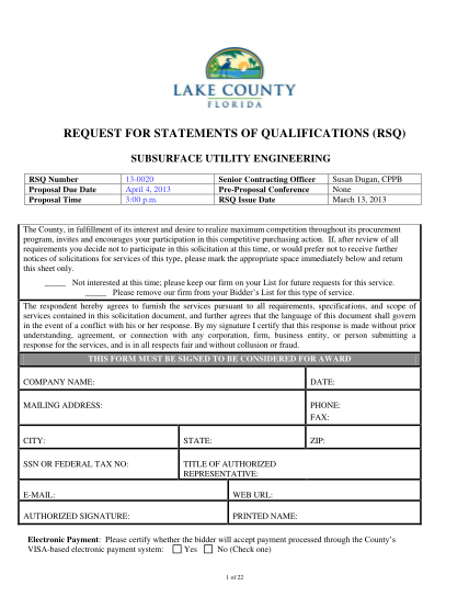 264473978-request-for-statements-of-qualifications-rsq-subsurface-utility-engineering-rsq-number-proposal-due-date-proposal-time-130020-april-4-2013-300-p-lakecountyfl