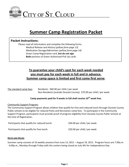 264531370-summer-camp-registration-packet-st-cloud-florida-stcloud