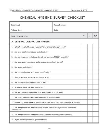26454354-chemical-hygiene-survey-form-texas-tech-university-depts-ttu