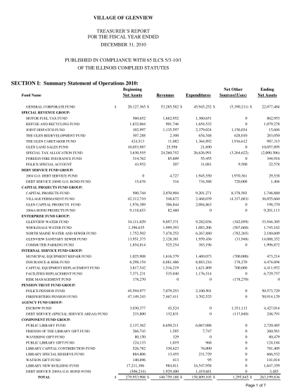 264654463-2010-treasurers-report-village-of-glenview-glenview-il