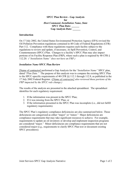 264863481-spcc-plan-review-gap-analysis-corpslakes-usace-army