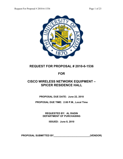 26558799-request-for-proposal-2010-6-1536-for-cisco-wireless-network-www3-uakron