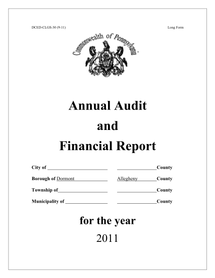 265636812-annual-audit-and-financial-report-borough-of-dormont-boro-dormont-pa