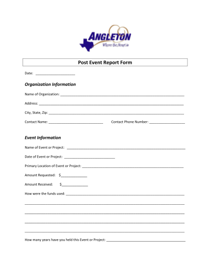265773641-post-event-report-form-angleton-tx-angleton-tx