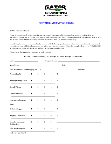 266152400-customer-satisfaction-survey-to-our-valued-customers-in-our-journey-towards-better-servicing-our-customers-needs-and-achieving-complete-customer-satisfaction-we-are-sending-this-survey-to-you-for-your-input-in-understanding-what-gator