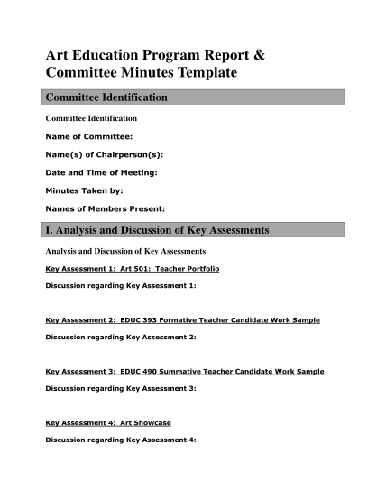 266160055-art-education-program-report-committee-minutes-template-departments-fmarion