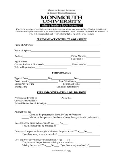266440388-performance-contract-worksheet-monmouth-university-monmouth