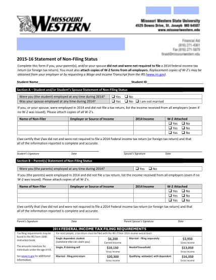 266441503-2015-16-statement-of-non-filing-status-missouriwesternedu