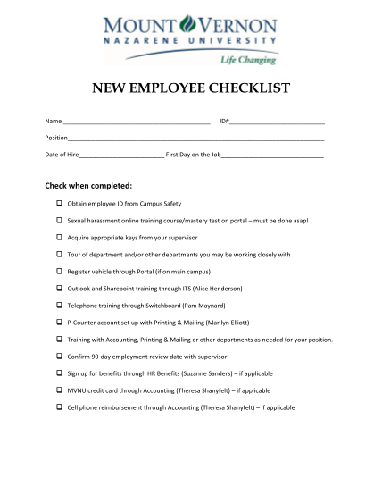 266450560-new-employee-checklist-mount-vernon-nazarene-university